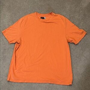 Saks Fifth Avenue Orange Short Sleeve Tee